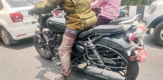 Royal Enfield Super Meteor 650 Spied Testing in India