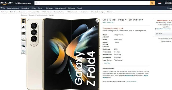 samsung-galaxy-z-fold-4-spotted-amazon-ahead-of-launch-specifications-features-tipped